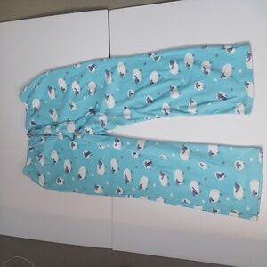 Blue, Sheep pattern Pajama pants